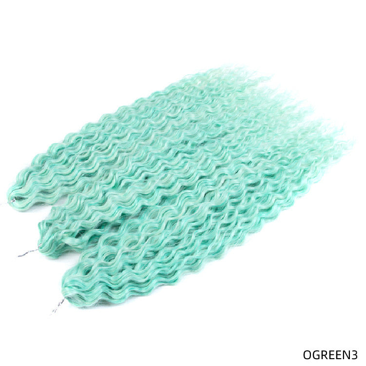 Water Ripple Crochet Braiding Hair Extensions – Long Synthetic Curls (24" – Multiple Colours)