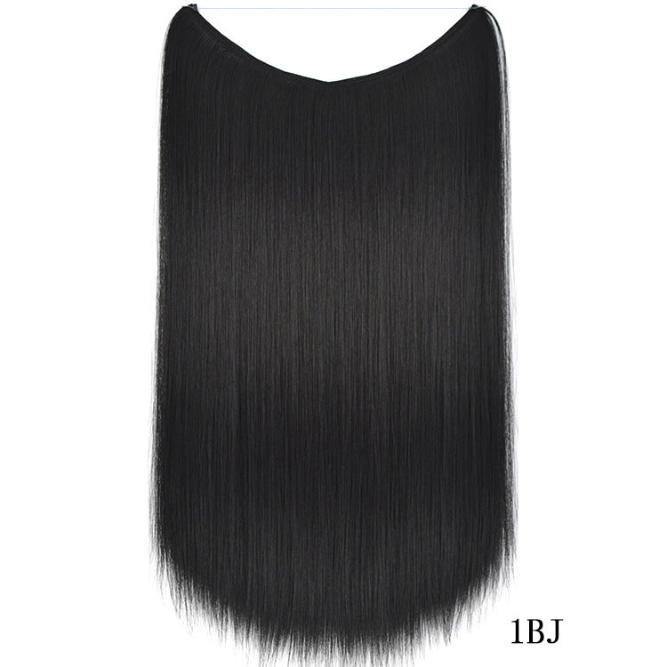22" Invisible Wire Hair Extension – Silky Straight Secret Fish Line
