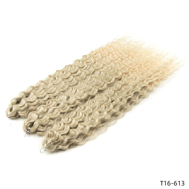 Water Ripple Crochet Braiding Hair Extensions – Long Synthetic Curls (24" – Multiple Colours)