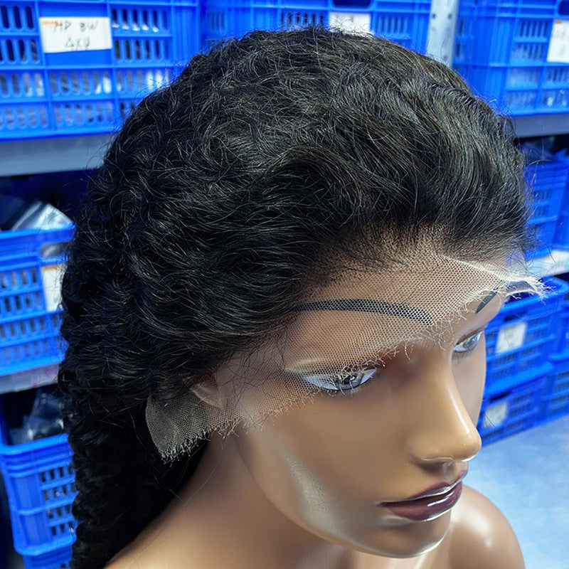 Burmese Curly Human Hair Lace Wig – Natural Luxury Volume
