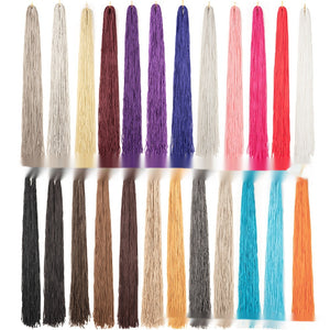 Braided Multi-Color Crochet Hair Extensions – 24/30 Inches (Premium Fiber)