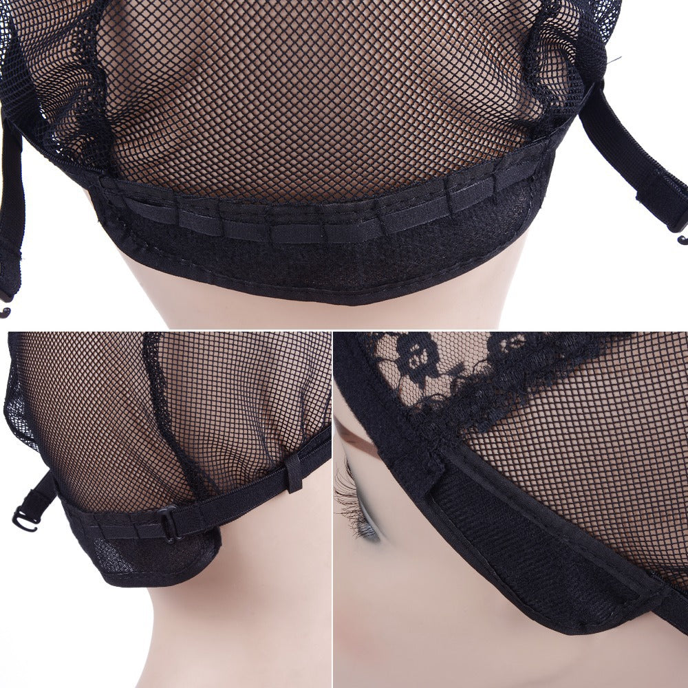 Elastic Lace Wig Cap – Breathable Mesh Base for Wigs & Braids