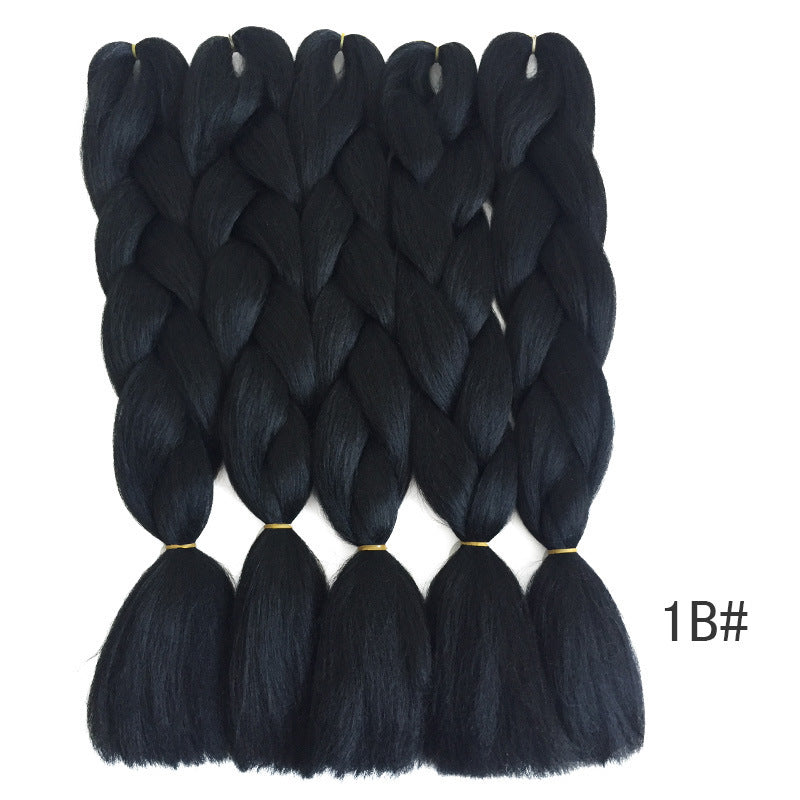Sazvian™ Natural Kanekalon Braiding Hair – Premium Jumbo Braid Extensions (24” / Multiple Colours)