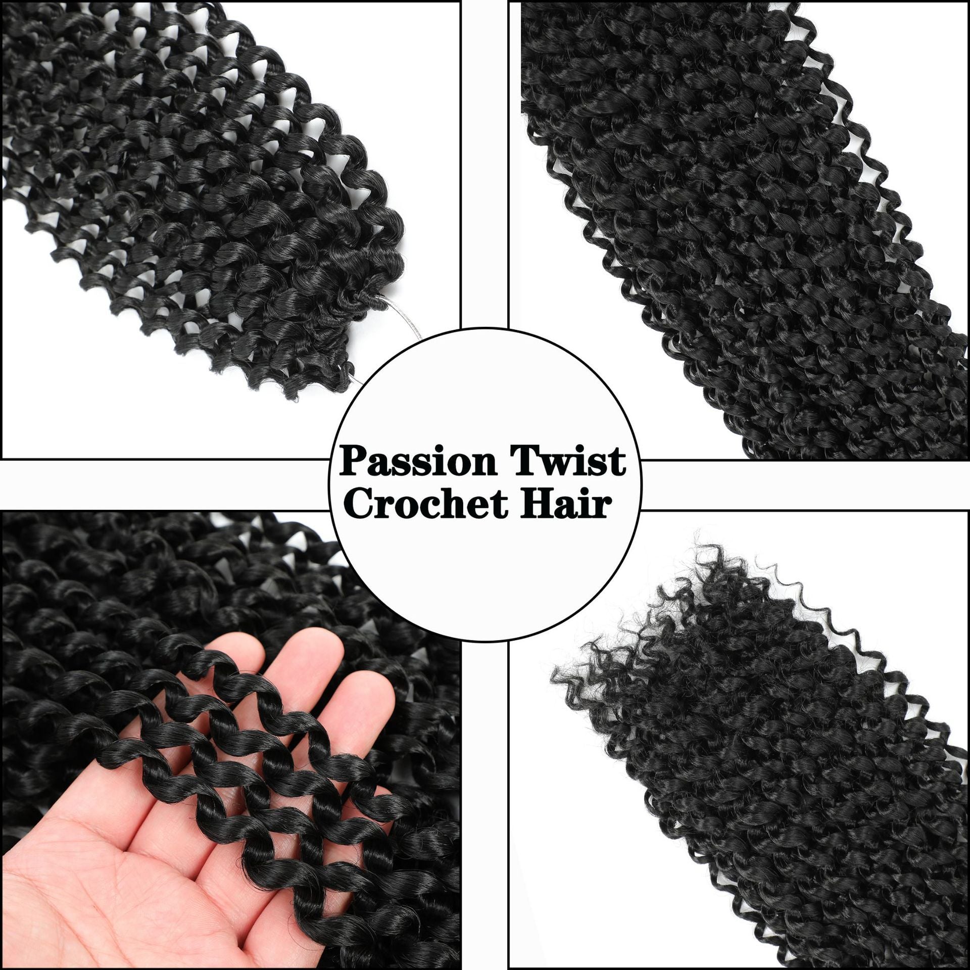 Water Ripple Crochet Wig – Double Strand Braided Style