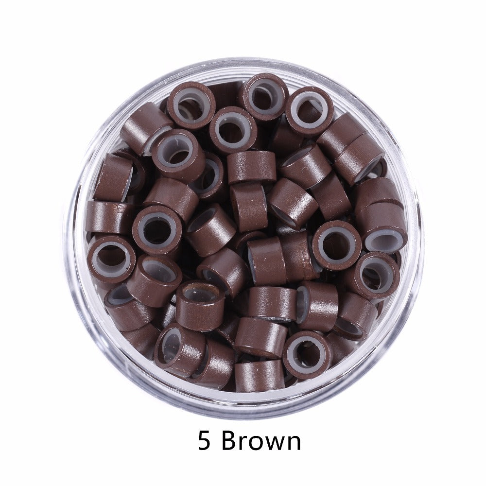 Premium Micro Rings for Hair Extensions (1000 pcs Pack) – Silicone-Lined Beads for Professional Stylists