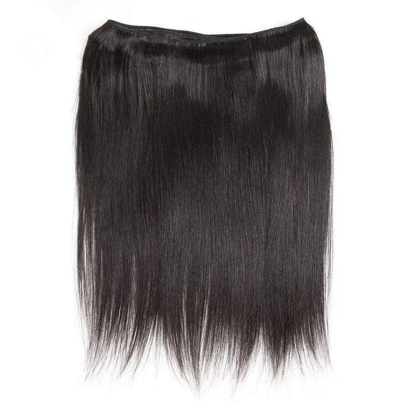 Peruvian Straight Human Hair Weave – Smooth & Silky Bundles (Natural Black)
