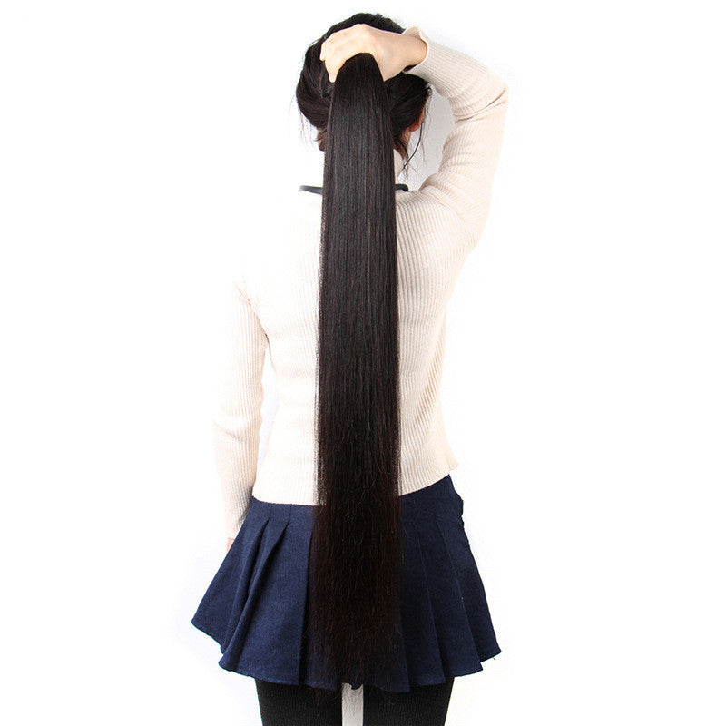 Peruvian Straight Human Hair Weave – Smooth & Silky Bundles (Natural Black)