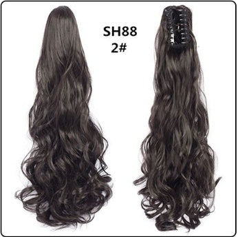 Fluffy Natural Claw Clip Ponytail Extension – Lifelike Volume & Easy Styling