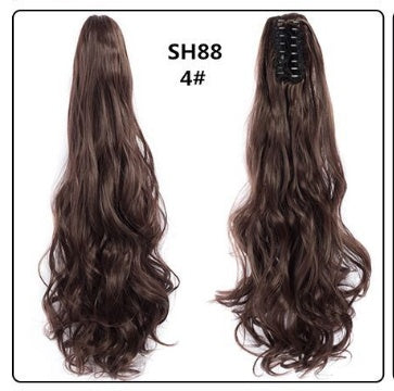 Fluffy Natural Claw Clip Ponytail Extension – Lifelike Volume & Easy Styling