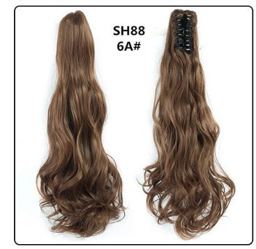 Fluffy Natural Claw Clip Ponytail Extension – Lifelike Volume & Easy Styling