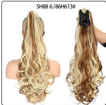 Fluffy Natural Claw Clip Ponytail Extension – Lifelike Volume & Easy Styling