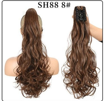 Fluffy Natural Claw Clip Ponytail Extension – Lifelike Volume & Easy Styling