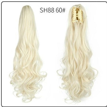 Fluffy Natural Claw Clip Ponytail Extension – Lifelike Volume & Easy Styling