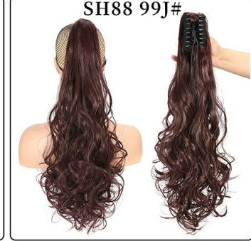 Fluffy Natural Claw Clip Ponytail Extension – Lifelike Volume & Easy Styling