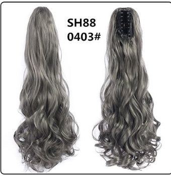 Fluffy Natural Claw Clip Ponytail Extension – Lifelike Volume & Easy Styling