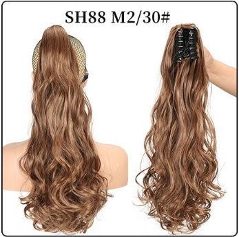 Fluffy Natural Claw Clip Ponytail Extension – Lifelike Volume & Easy Styling