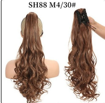 Fluffy Natural Claw Clip Ponytail Extension – Lifelike Volume & Easy Styling
