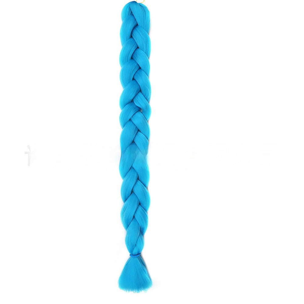 African Jumbo Big Braid – Heat Resistant Synthetic Braiding Hair (24")