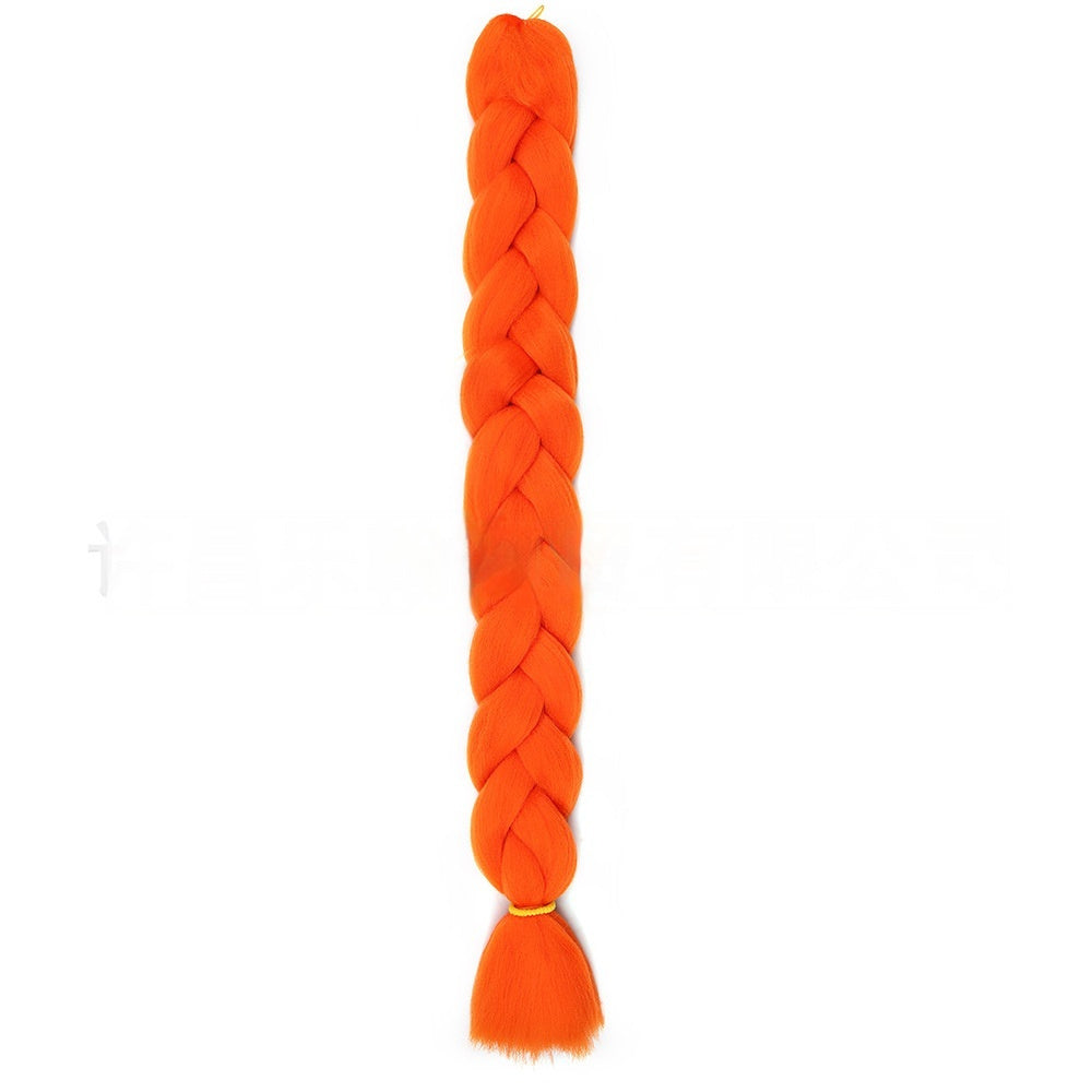 African Jumbo Big Braid – Heat Resistant Synthetic Braiding Hair (24")