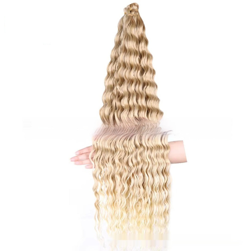 Deep Wave Crochet Hair Extensions – Long Latin Curly Style (24–30 inch, Multiple Colours)