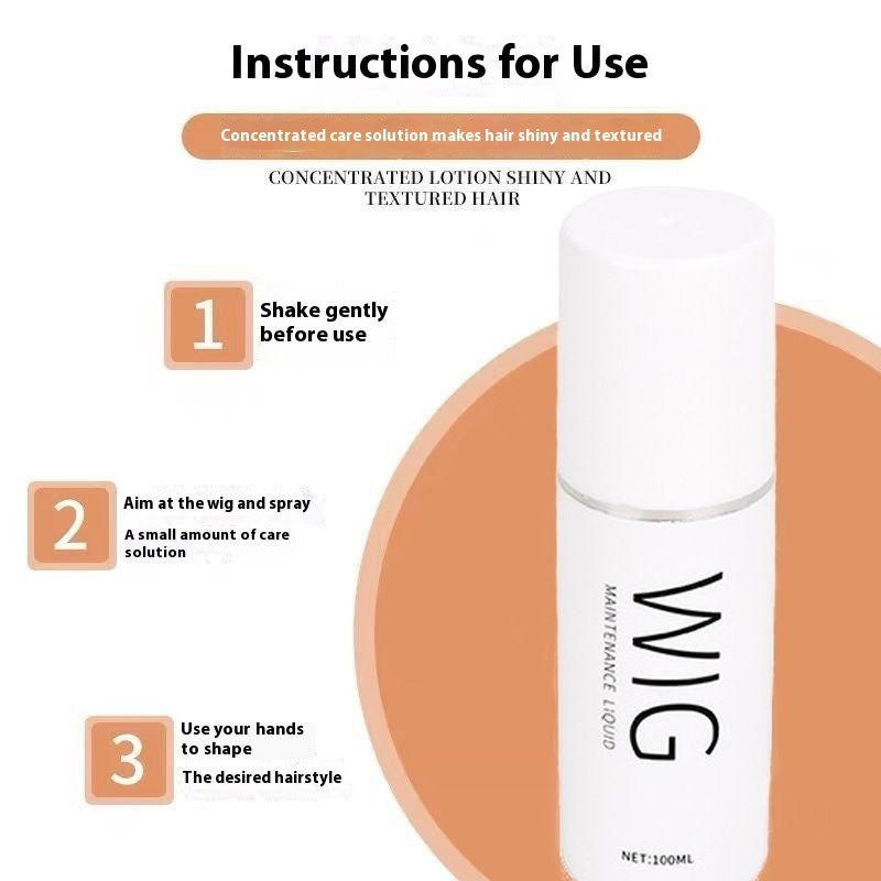 Wig Care Spray – Leave-In Essential Oil Mist for Synthetic & Human Hair (100 ml)