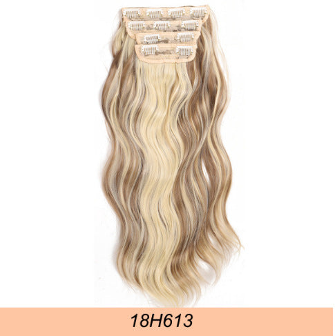 4-Piece Clip-In Curly Hair Extensions Set – Natural Volume & Wave