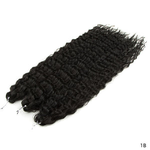 Water Ripple Crochet Braiding Hair Extensions – Long Synthetic Curls (24" – Multiple Colours)