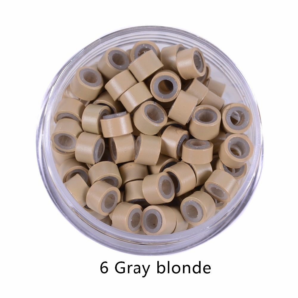 Premium Micro Rings for Hair Extensions (1000 pcs Pack) – Silicone-Lined Beads for Professional Stylists