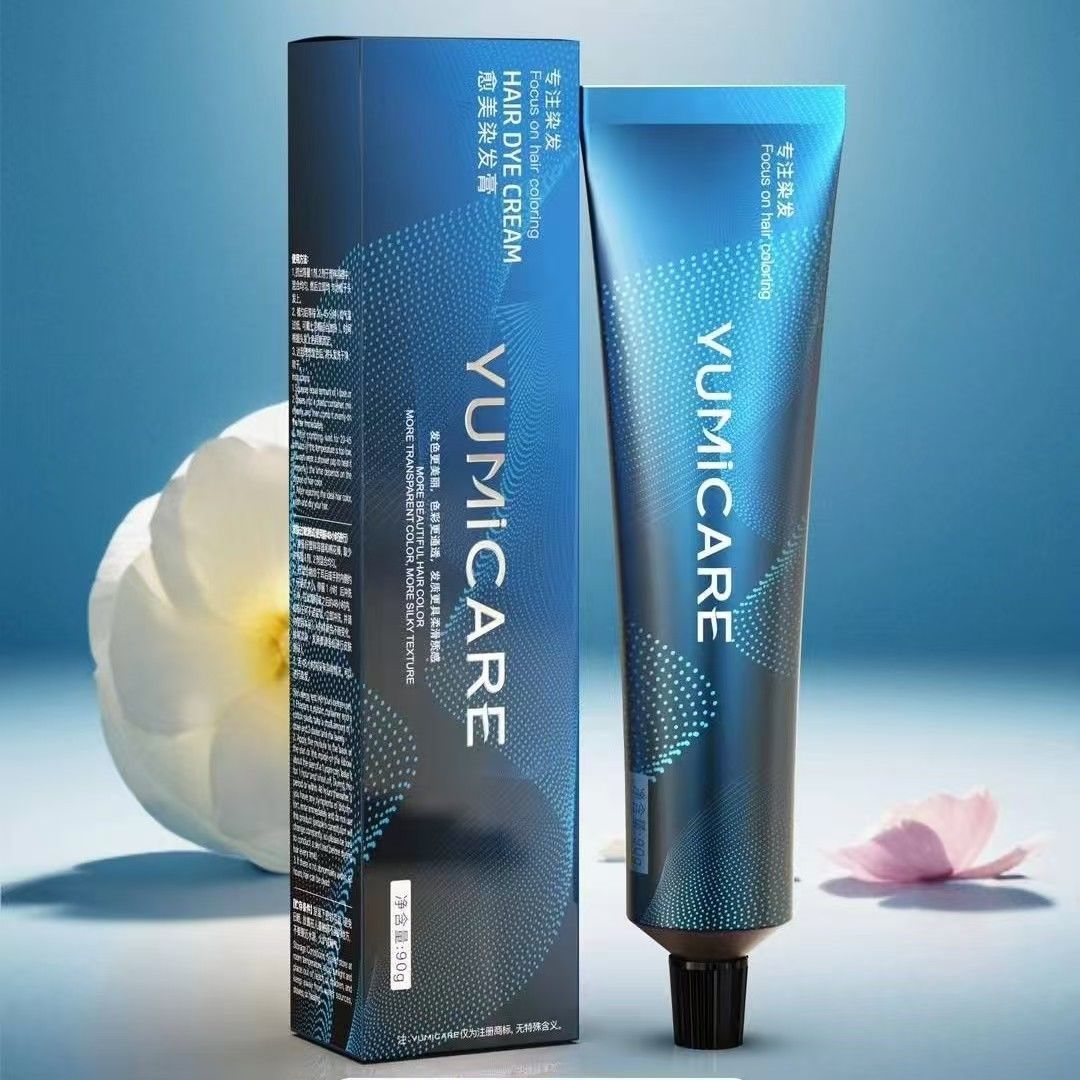 VumiCare™ Blue Hair Colour Cream – No Bleach Formula for Vibrant Shine (100 ml)