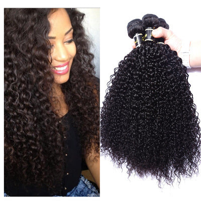Malaysian Curly Human Hair Extensions – 100% Virgin Bundles (8"–30")