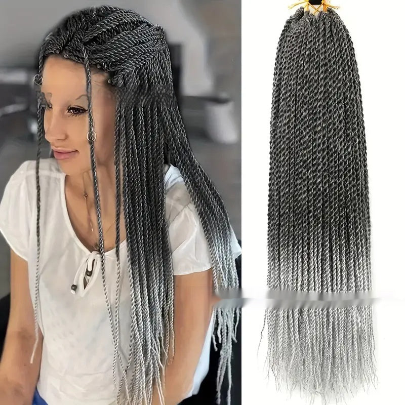 African Twist Braided Wig – Synthetic Dreadlocks Style