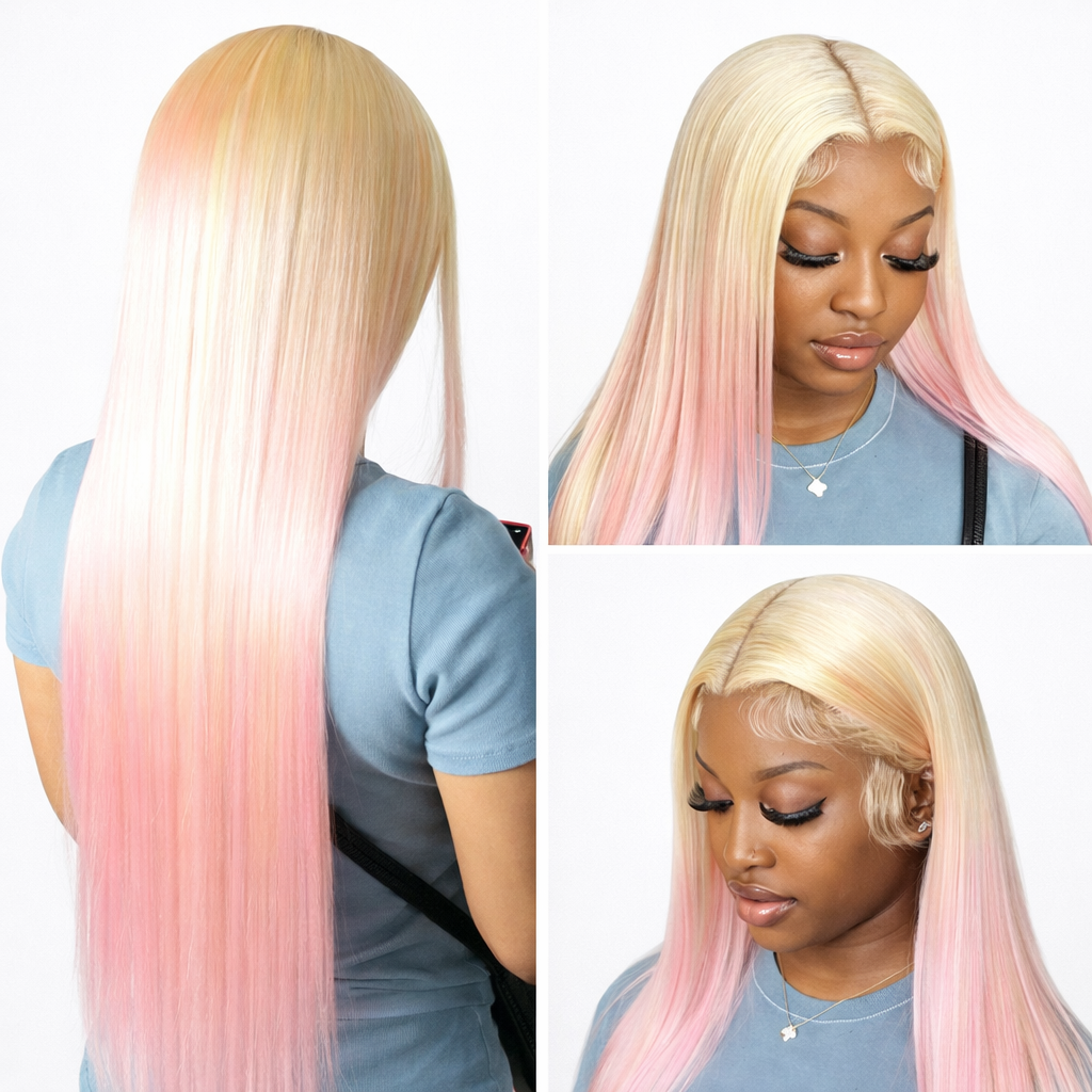 613 Blonde Straight Wig – Human Hair HD 13x4 Lace Front
