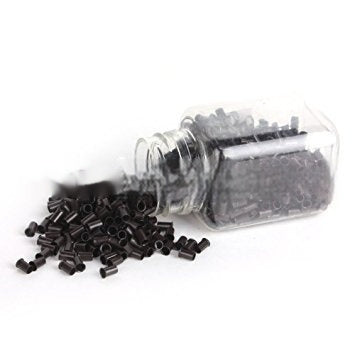 Copper Silicone Micro Rings for Hair Extensions – 1000 pcs Professional Salon Tool Kit (UK)