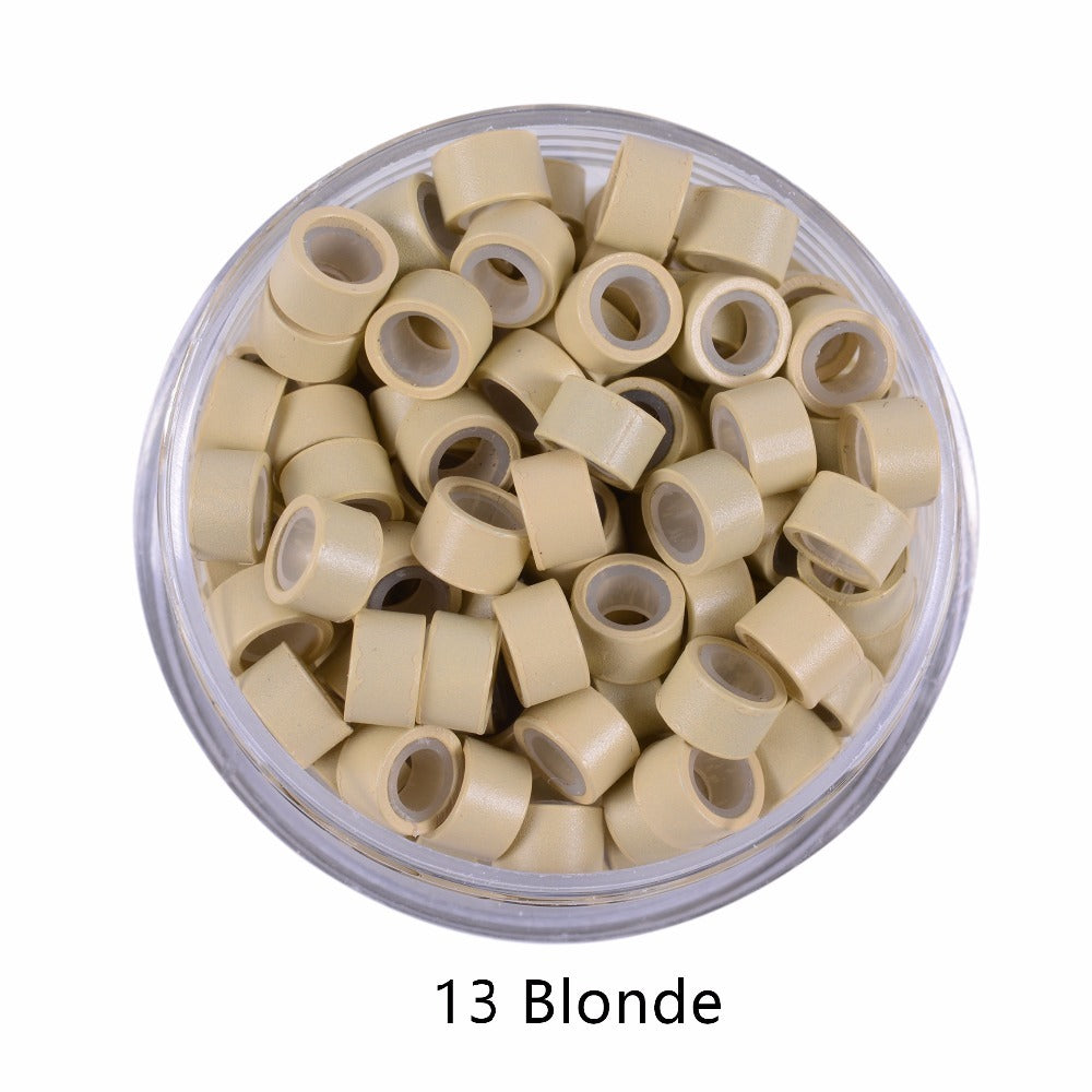 Premium Micro Rings for Hair Extensions (1000 pcs Pack) – Silicone-Lined Beads for Professional Stylists
