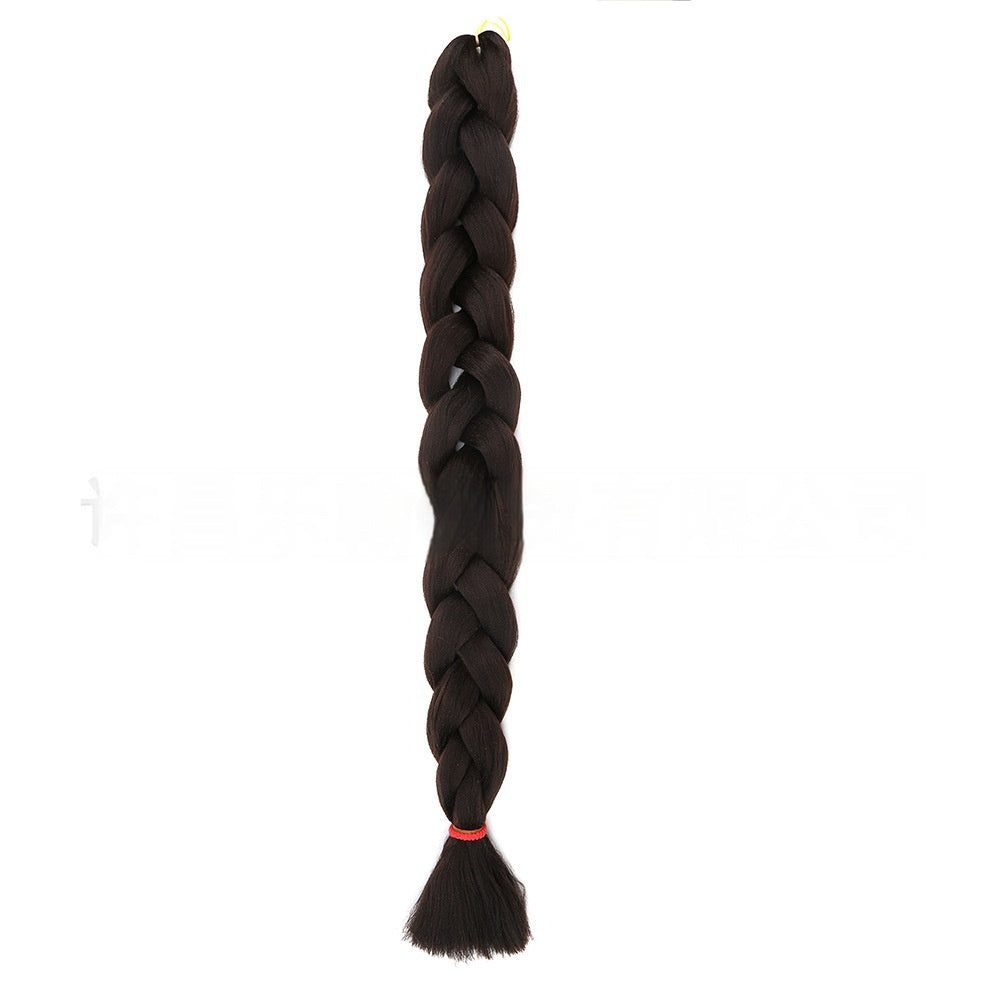African Jumbo Big Braid – Heat Resistant Synthetic Braiding Hair (24")