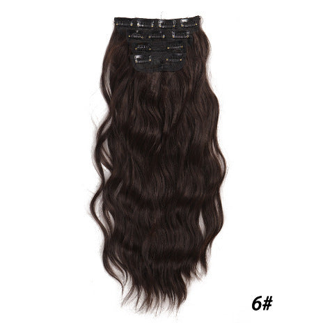4-Piece Clip-In Curly Hair Extensions Set – Natural Volume & Wave