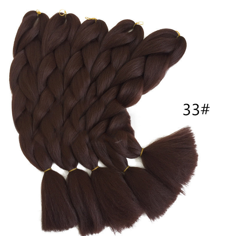 Sazvian™ Natural Kanekalon Braiding Hair – Premium Jumbo Braid Extensions (24” / Multiple Colours)