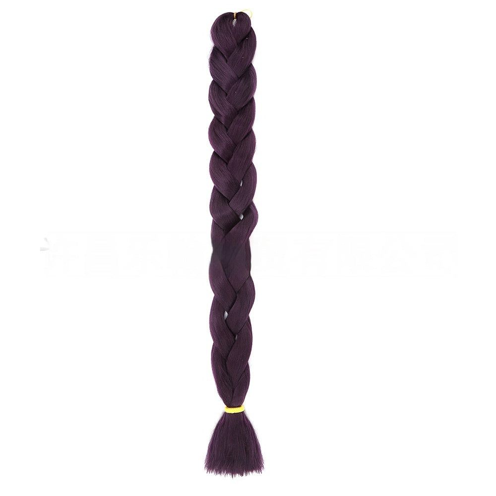 African Jumbo Big Braid – Heat Resistant Synthetic Braiding Hair (24")