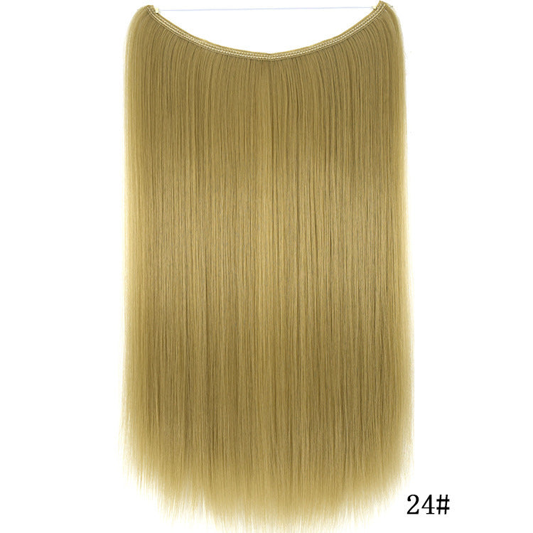 22" Invisible Wire Hair Extension – Silky Straight Secret Fish Line