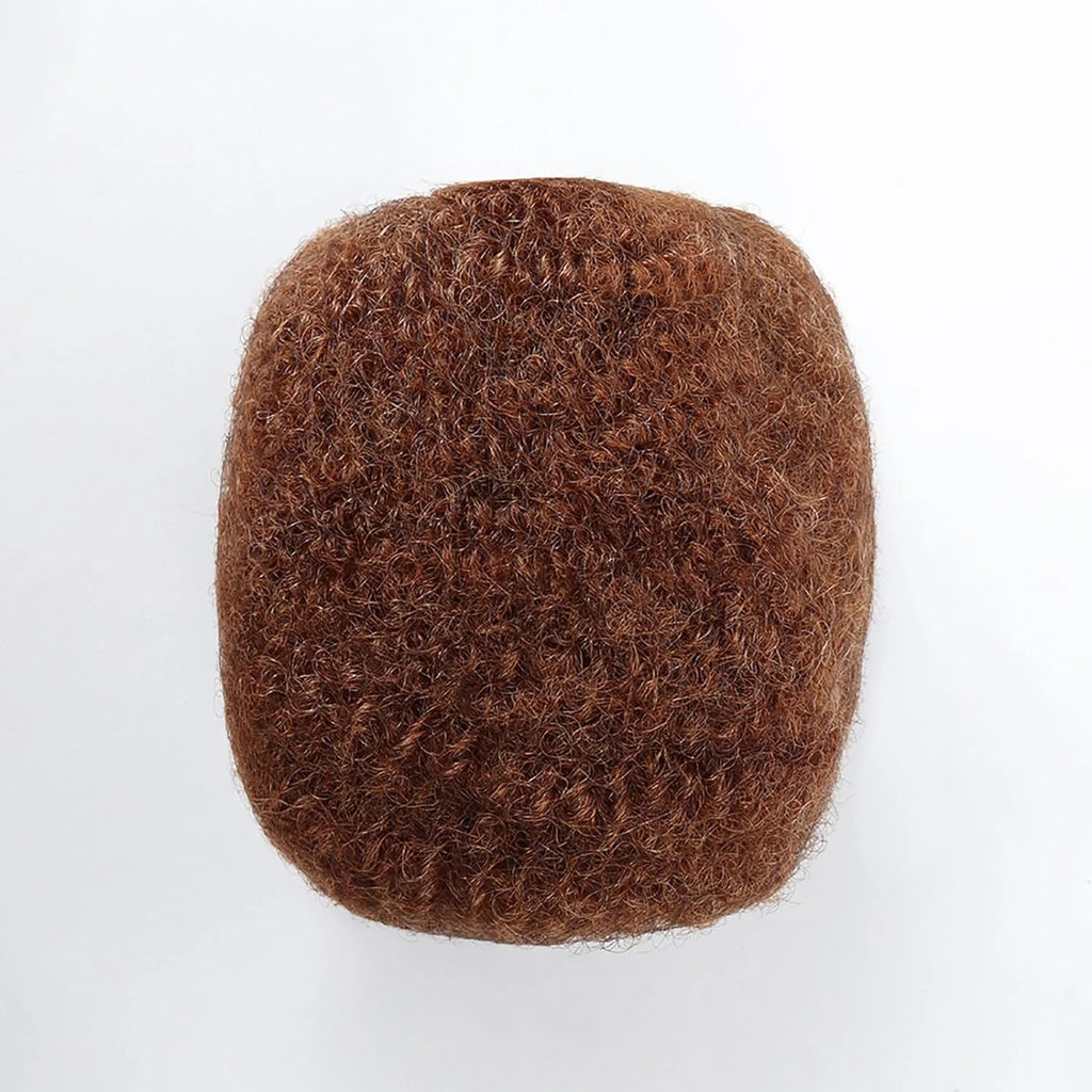 Afro Kinky Curly Human Hair Bulk – 50g Fluffy Natural Weaving Extensions