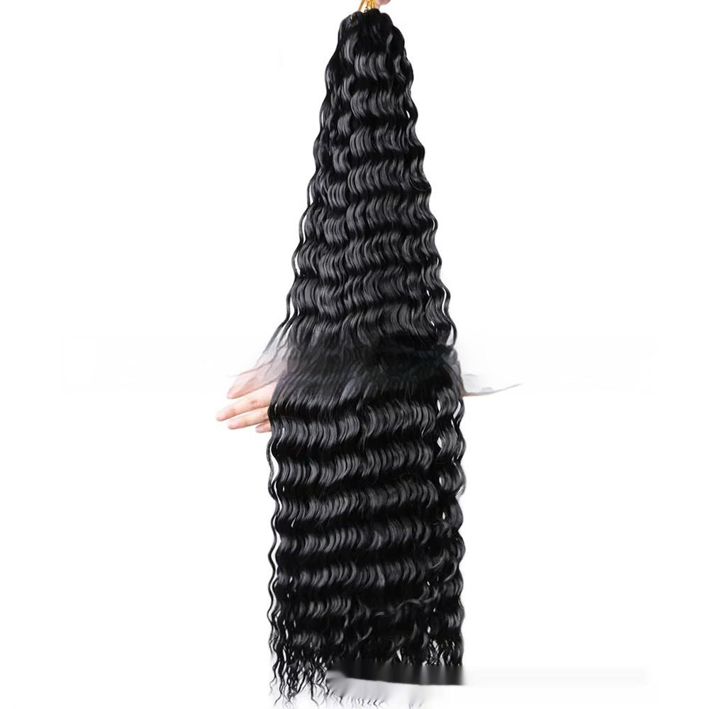 Deep Wave Crochet Hair Extensions – Long Latin Curly Style (24–30 inch, Multiple Colours)