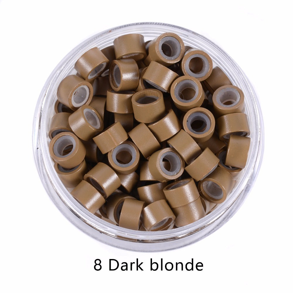 Premium Micro Rings for Hair Extensions (1000 pcs Pack) – Silicone-Lined Beads for Professional Stylists