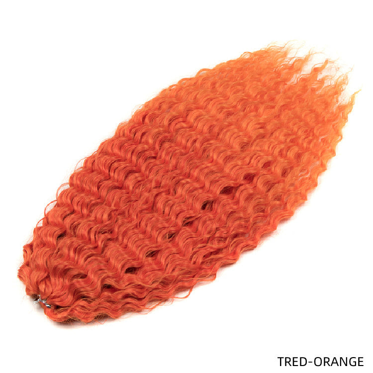 Water Ripple Crochet Braiding Hair Extensions – Long Synthetic Curls (24" – Multiple Colours)