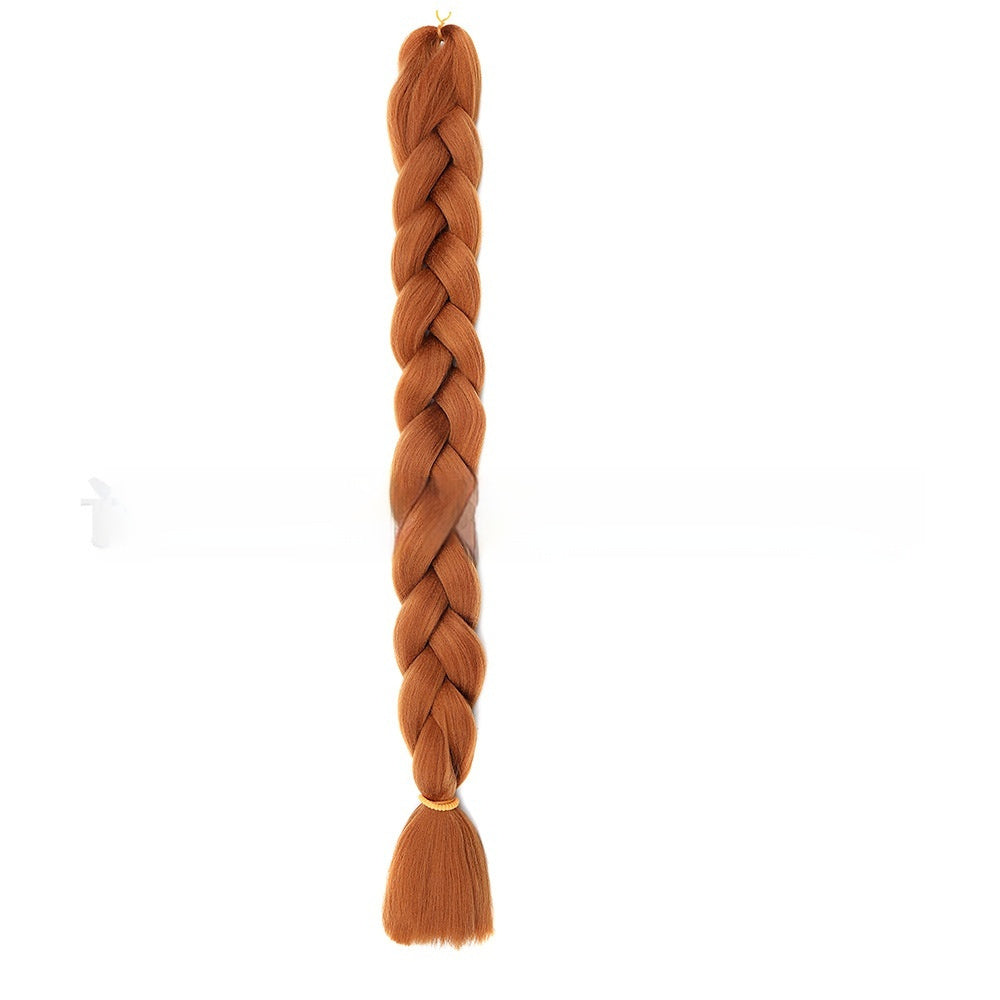 African Jumbo Big Braid – Heat Resistant Synthetic Braiding Hair (24")