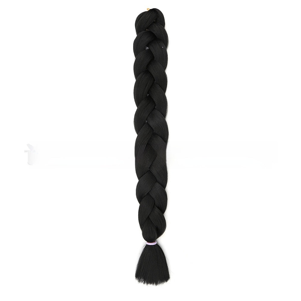 African Jumbo Big Braid – Heat Resistant Synthetic Braiding Hair (24")