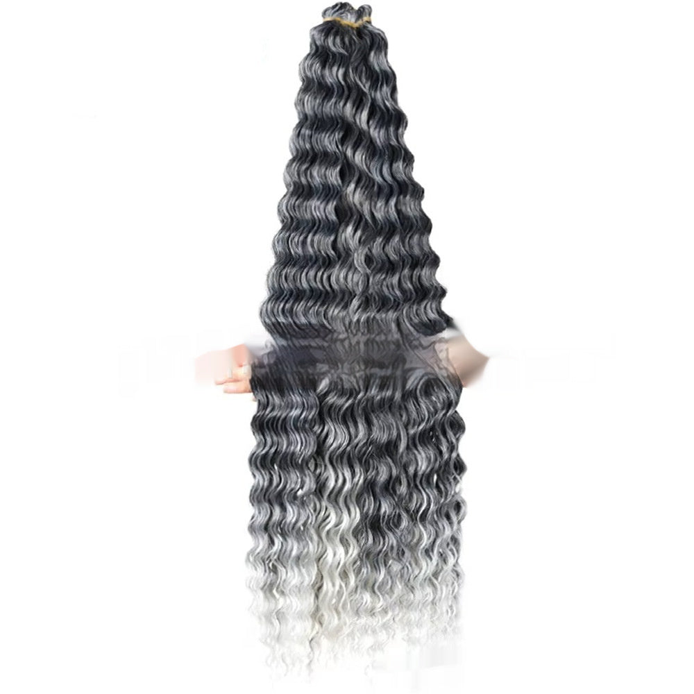 Deep Wave Crochet Hair Extensions – Long Latin Curly Style (24–30 inch, Multiple Colours)