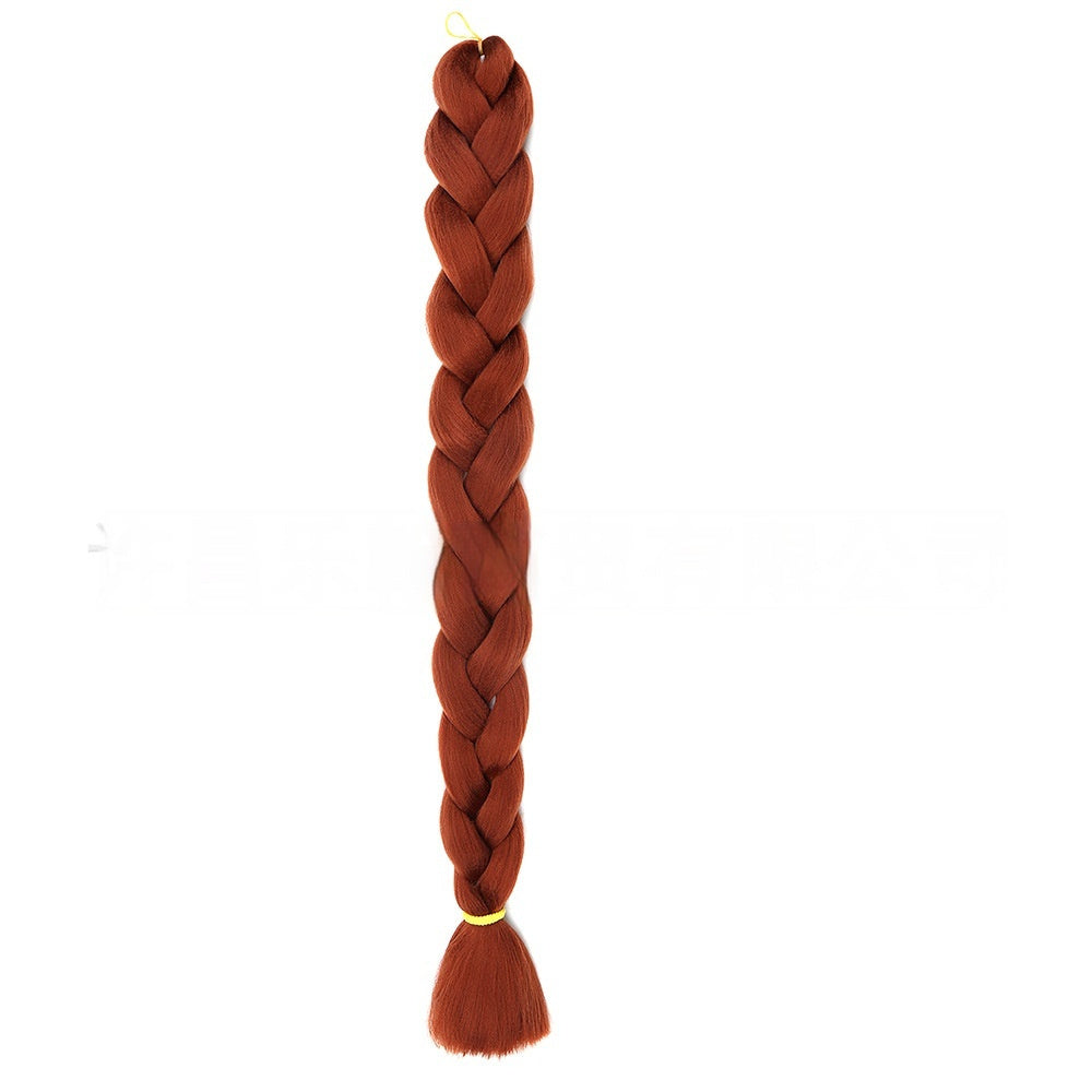 African Jumbo Big Braid – Heat Resistant Synthetic Braiding Hair (24")