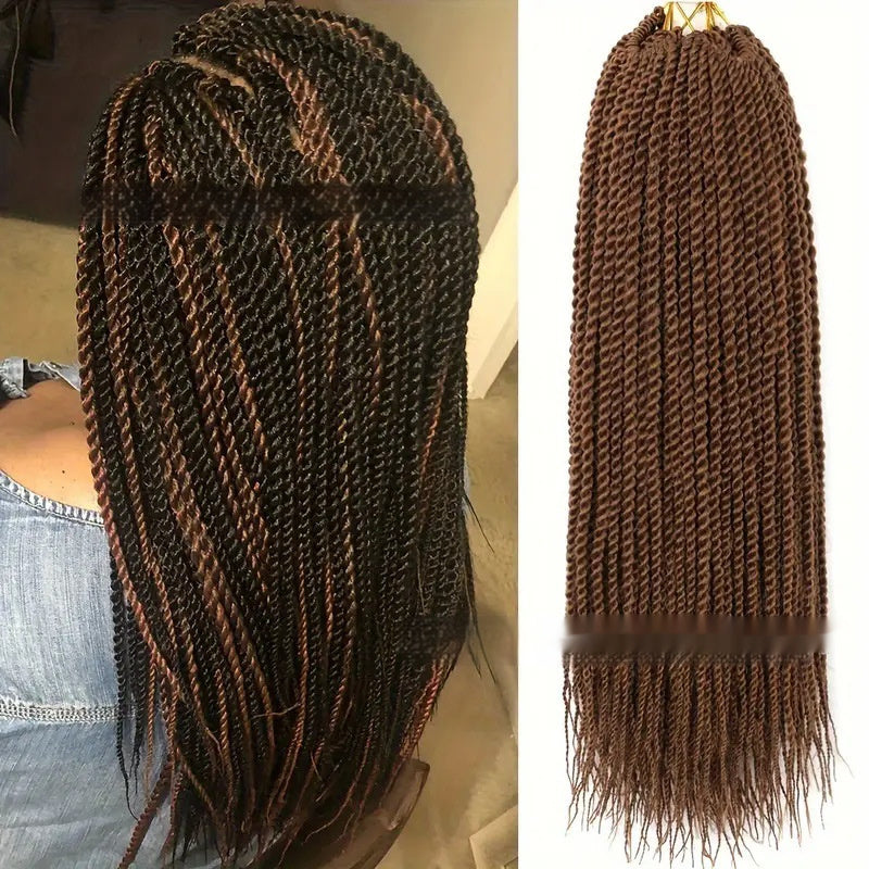 African Twist Braided Wig – Synthetic Dreadlocks Style