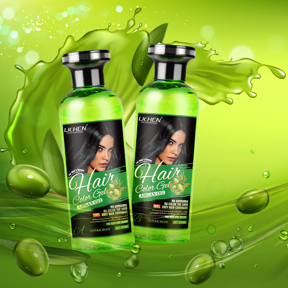 Lichen™ Hypoallergenic Herbal Hair Dye – Non-Stick Scalp Formula (2×250 ml)