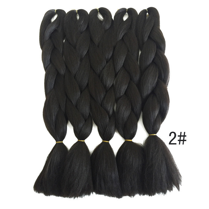 Sazvian™ Natural Kanekalon Braiding Hair – Premium Jumbo Braid Extensions (24” / Multiple Colours)
